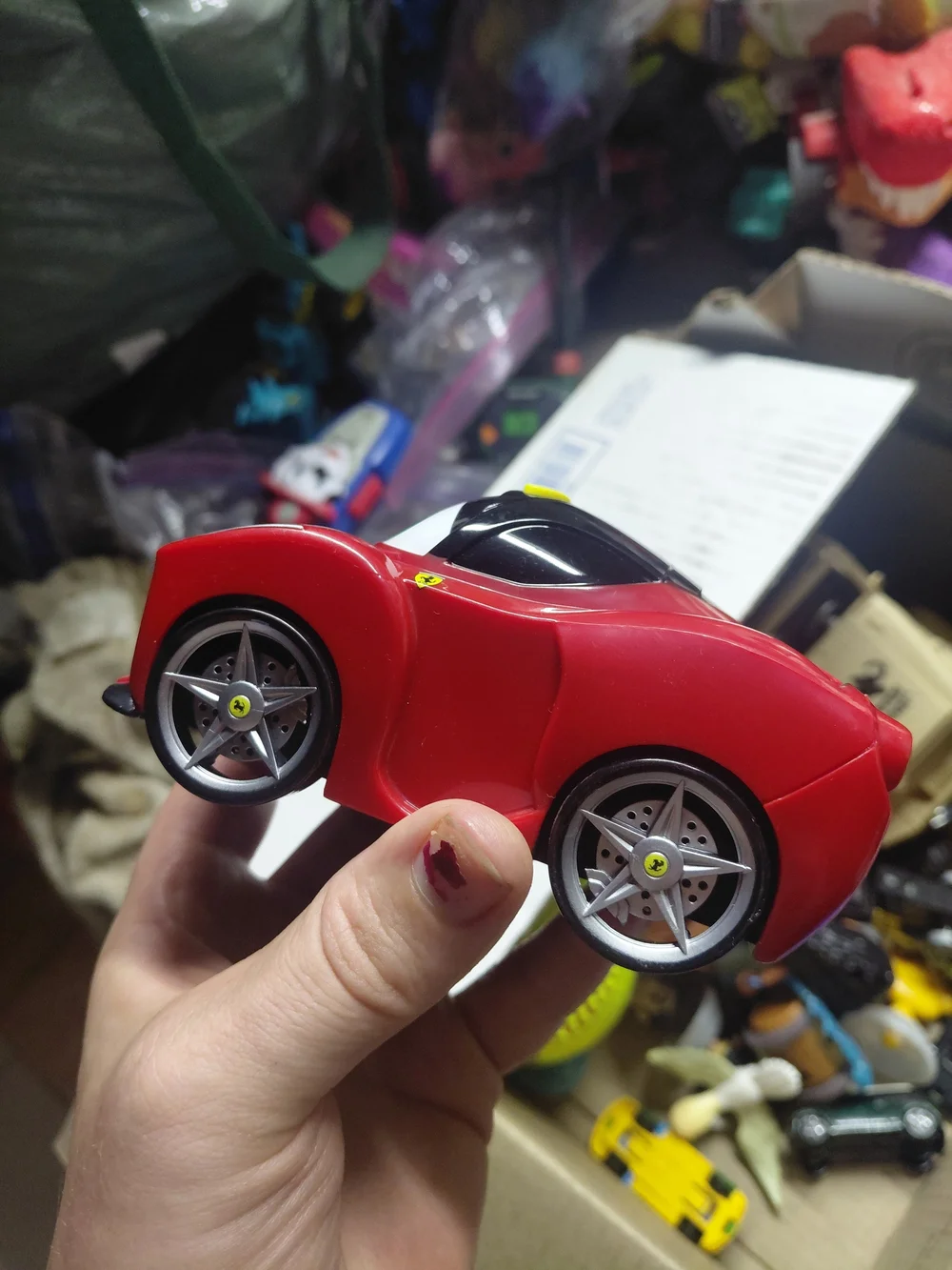 BB Junior Ferrari Touch & Go LaFerrari toy car- works good - needs batteries